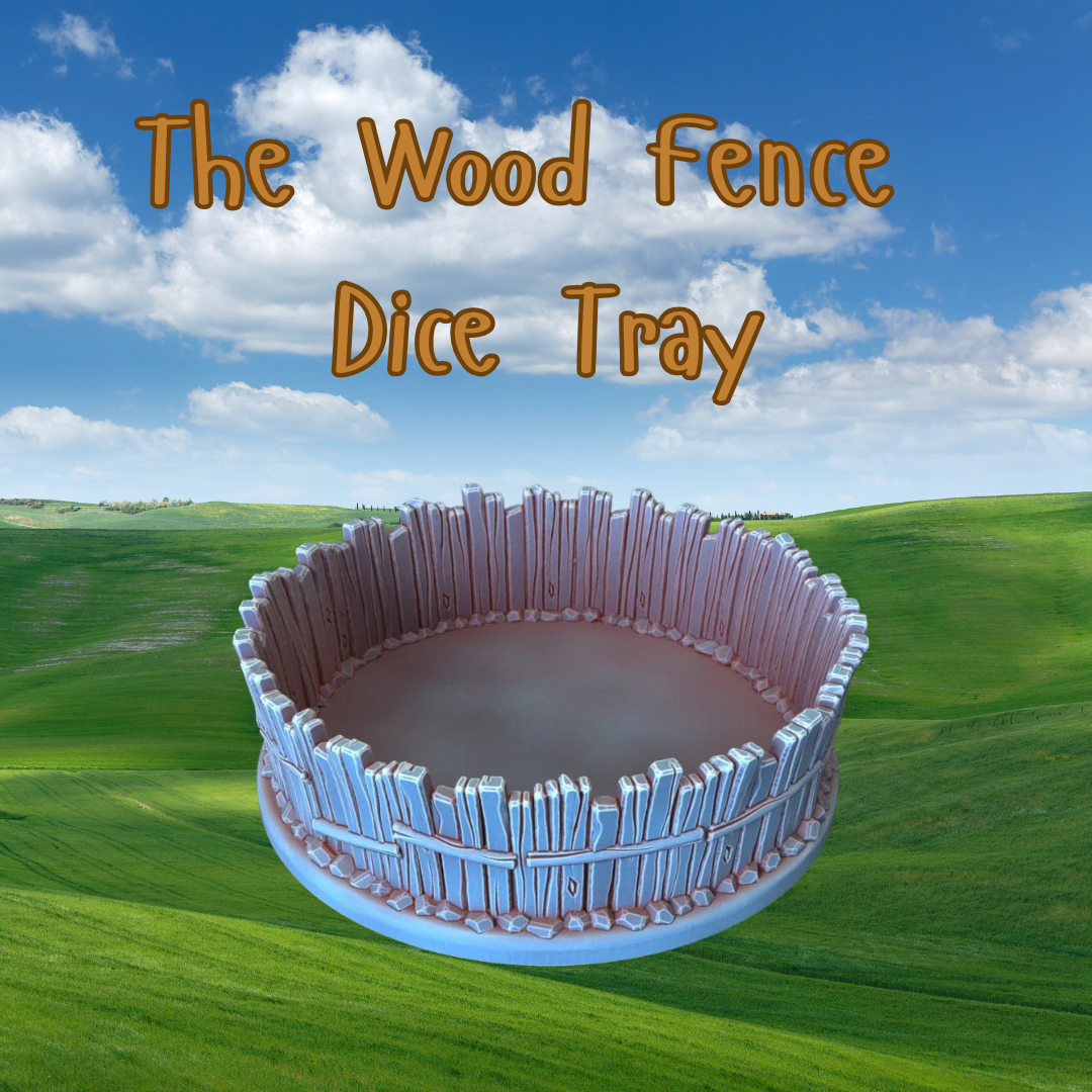The Wood Fence Dice Tray