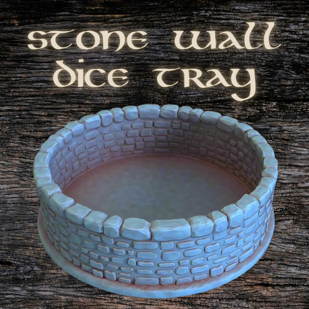 Stone Wall Dice Tray