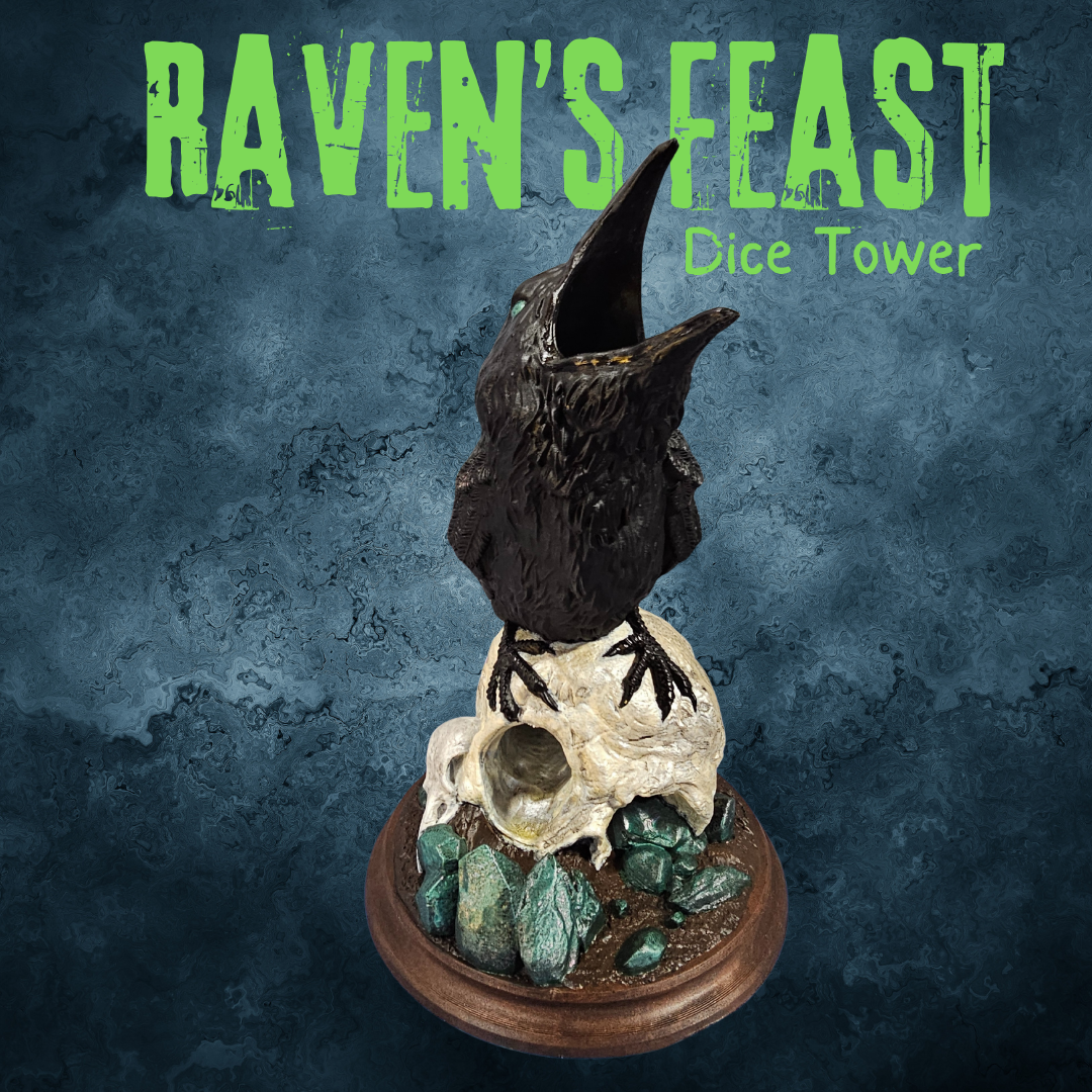 Raven’s Feast Dice Tower - A Dark and Dramatic Roll!