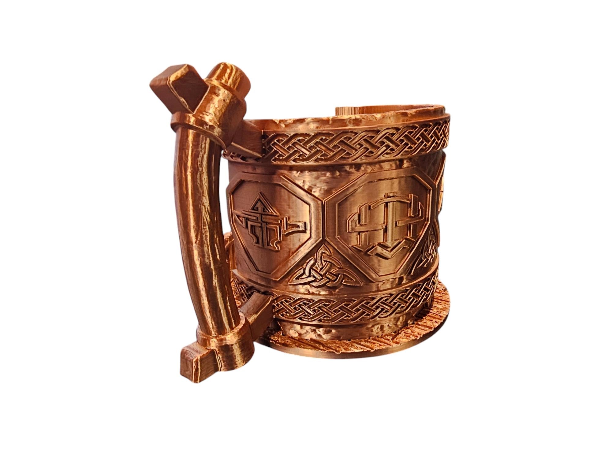 Dwarven Sip N' Roll - Dice Tower & Can Cozy Combo!