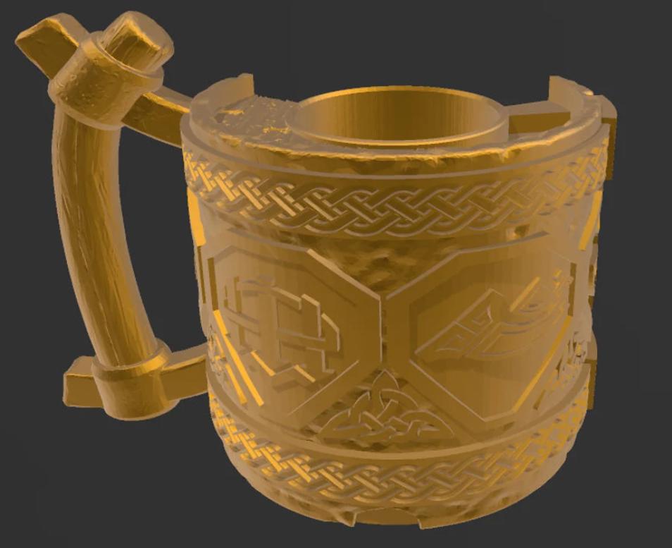 Dwarven Sip N' Roll - Dice Tower & Can Cozy Combo!