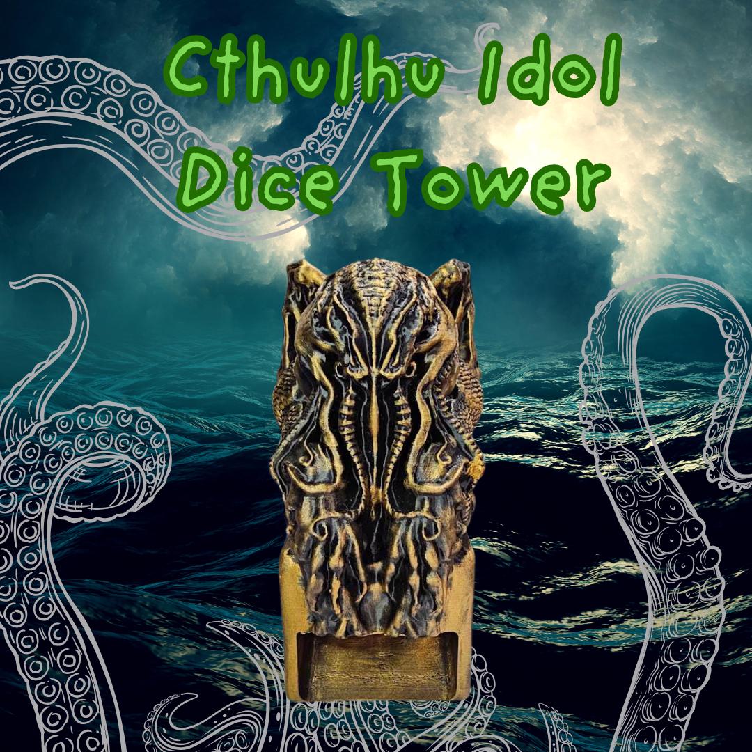 Cthulhu Idol Dice Tower
