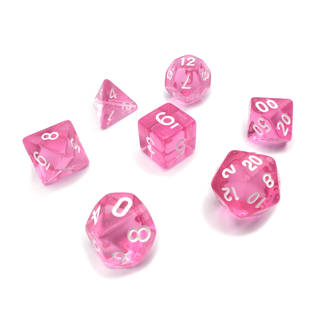 Boon of the Faerie - 7 Piece DnD Dice Set | Acrylic RPG Gaming Dice