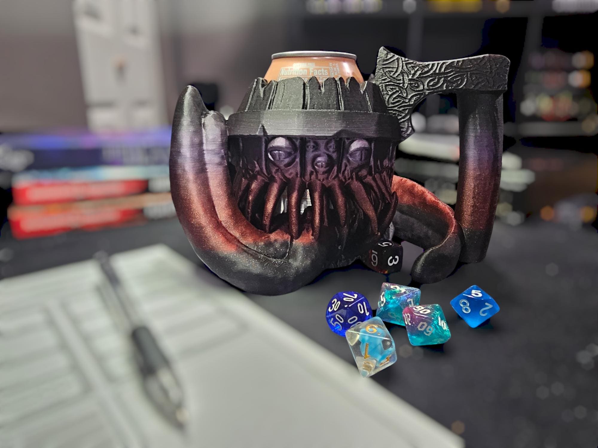 Mimic Sip N' Roll - Dice Tower & Can Cozy Combo!