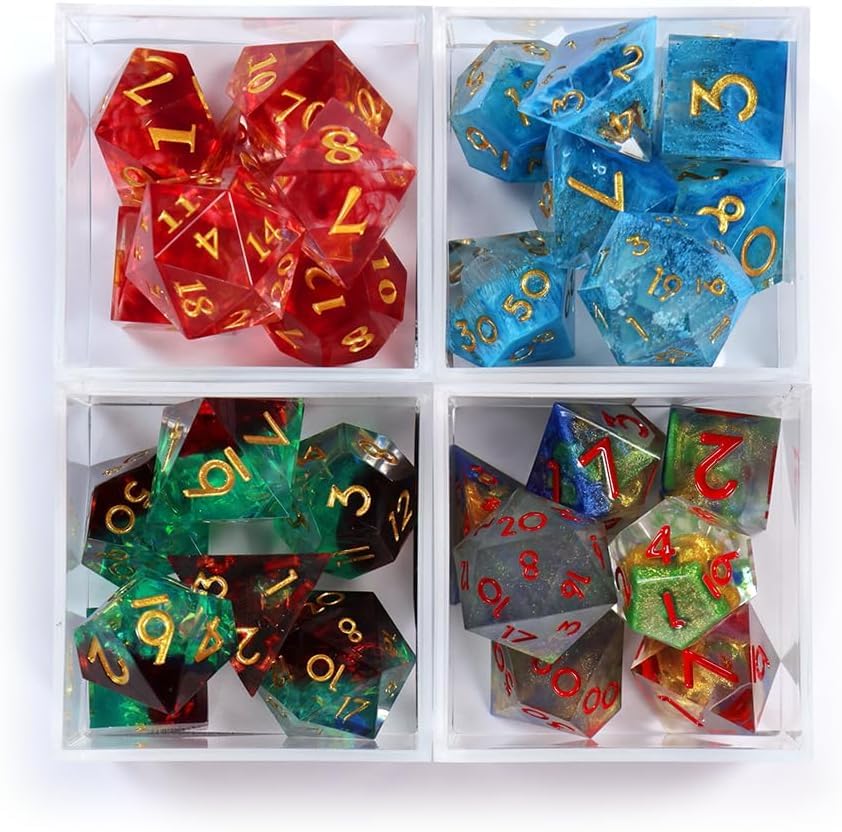 Sharp Edge Mystery Dice 6 Pack – 6 sets of unique dice stickers and pins! No Duplicates! (Copy) (Copy)