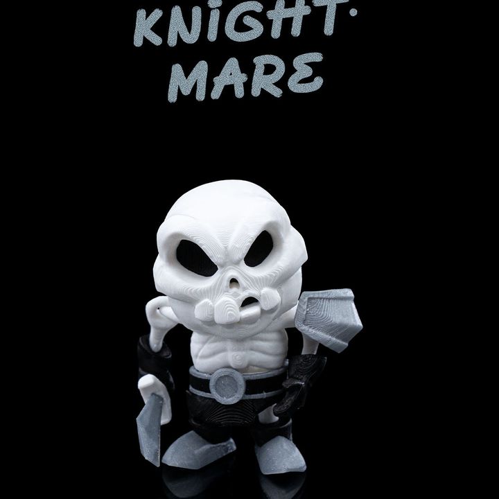 Knight Mare – Skellington Fidget Keychain
