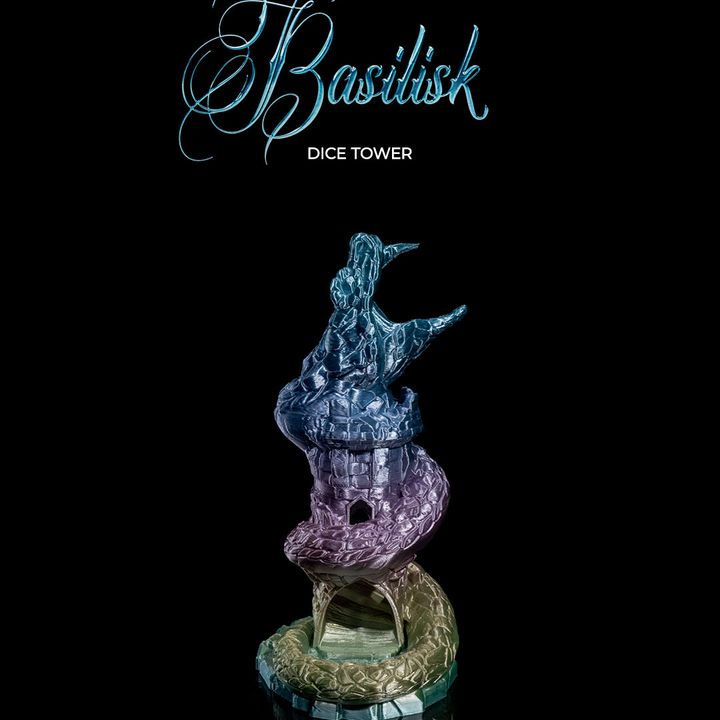 Basilisk Dice Tower – Beware the Bite!