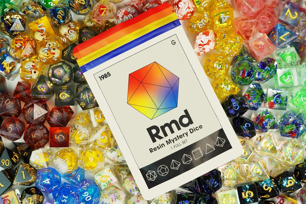 Sharp Edge Mystery Dice 6 Pack – 6 sets of unique dice stickers and pins! No Duplicates! (Copy) (Copy)