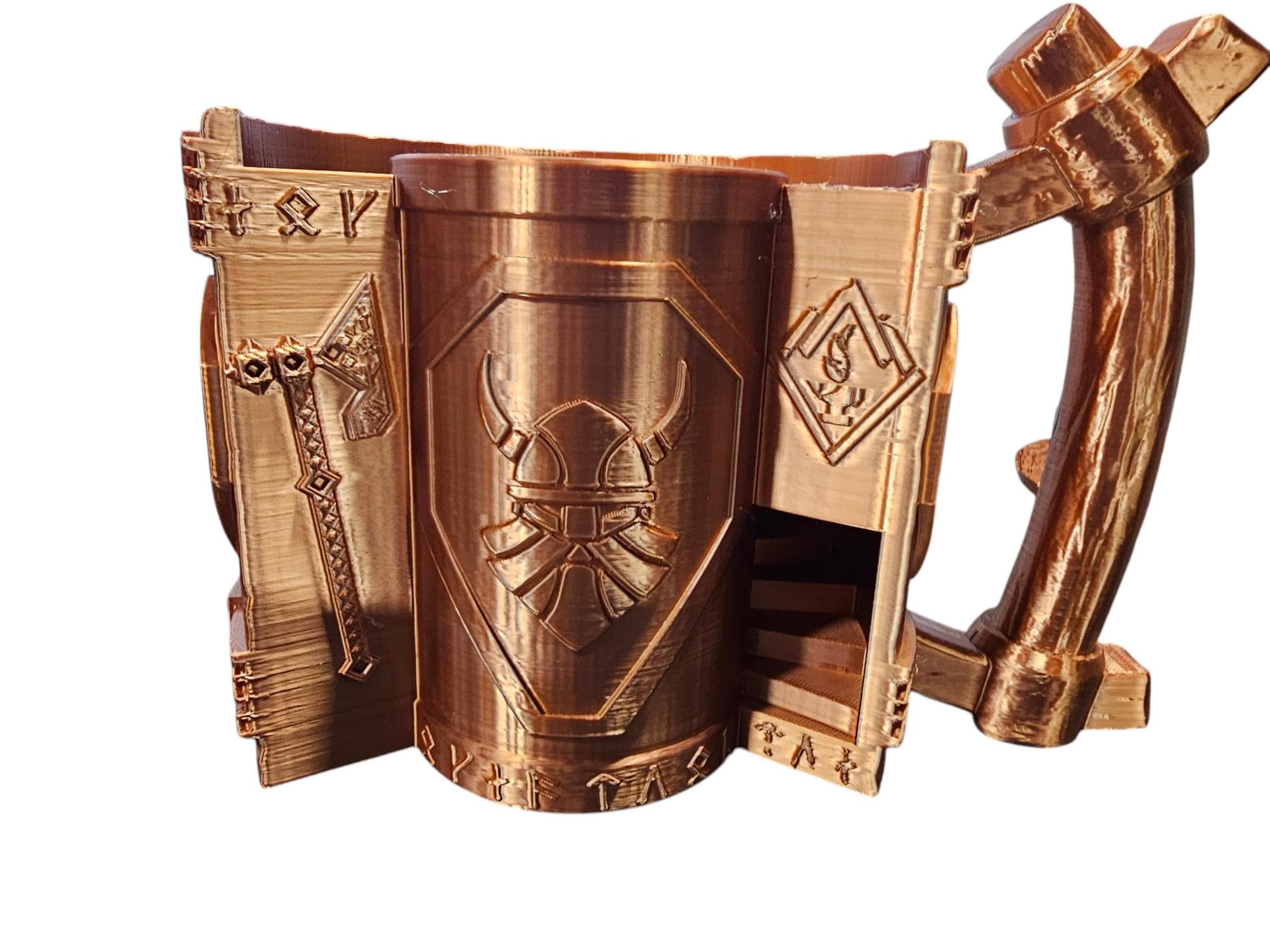 Dwarven Sip N' Roll - Dice Tower & Can Cozy Combo!