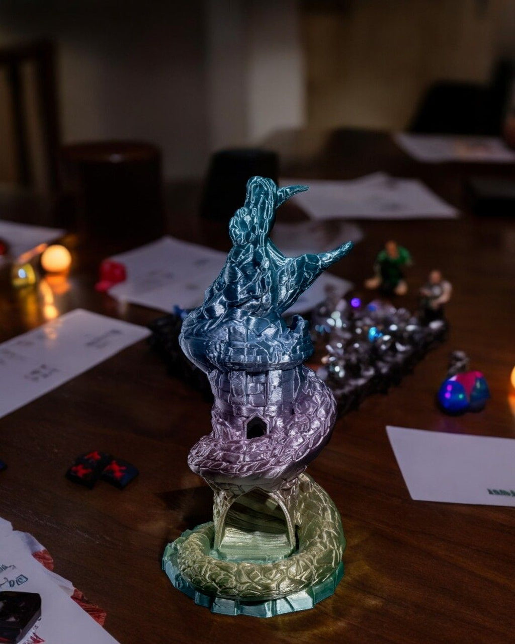 Basilisk Dice Tower – Beware the Bite!