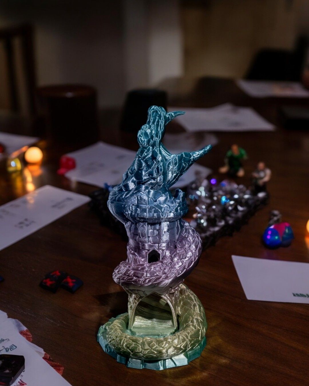 Basilisk Dice Tower – Beware the Bite!