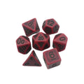 Ancient Blood - 7 Piece DnD Dice Set | Resin RPG Gaming Dice