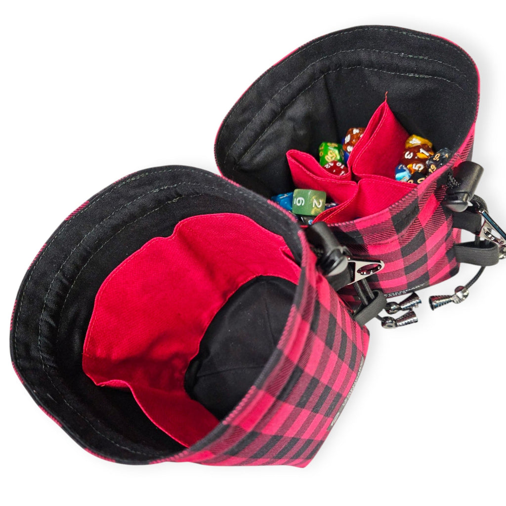 Plaid & Peril Dice Bags