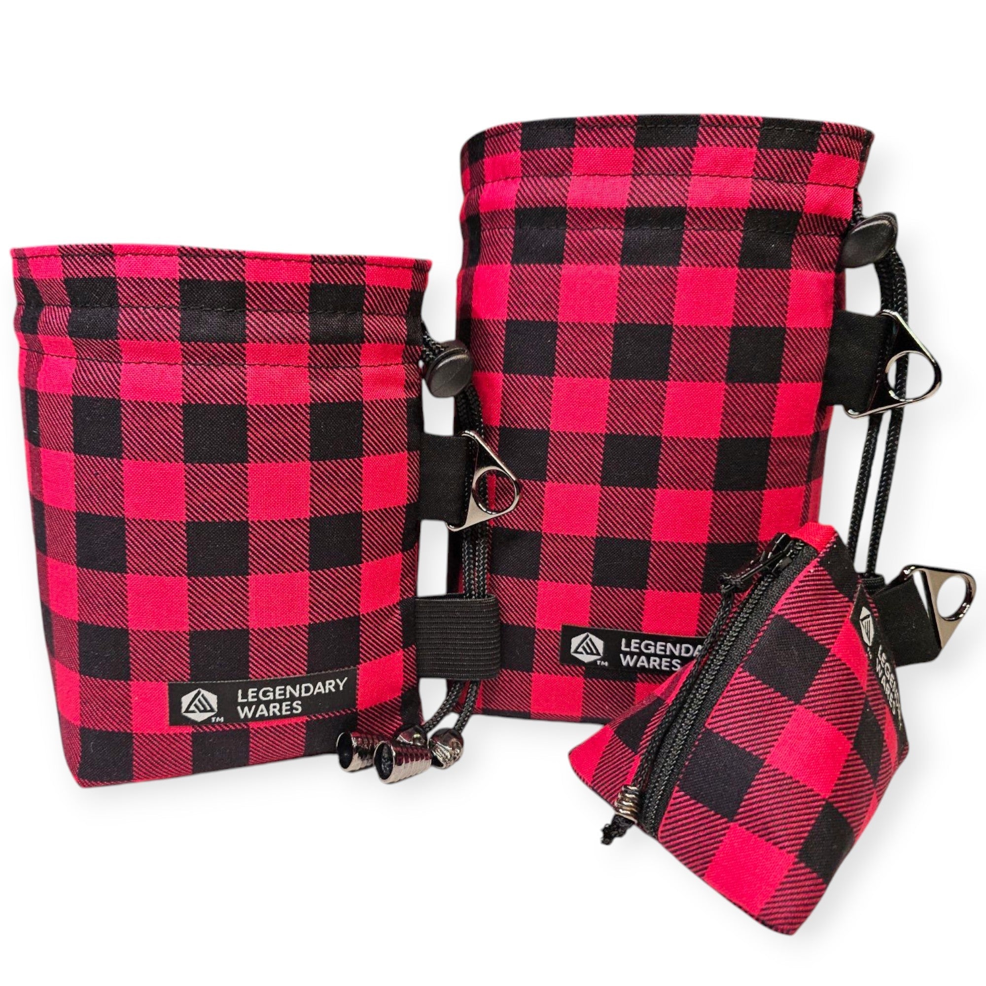 Plaid & Peril Dice Bags