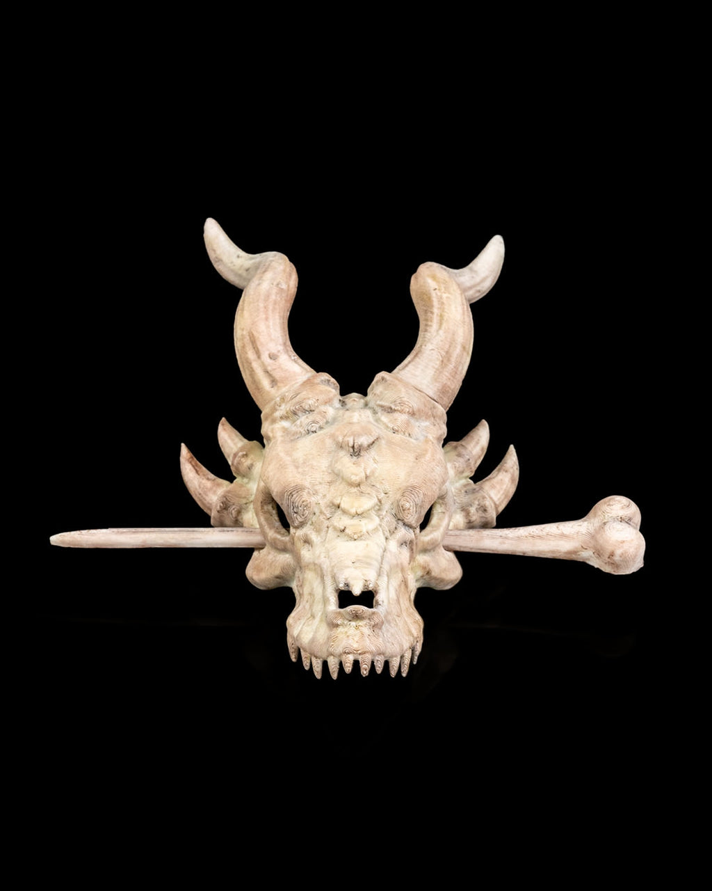 Dragon Skull Trophy Hair Pin – A Warrior’s Keepsake