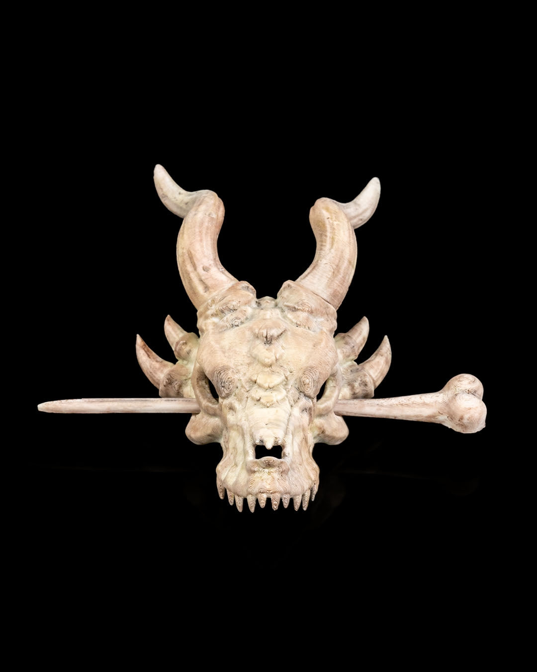 Dragon Skull Trophy Hair Pin – A Warrior’s Keepsake