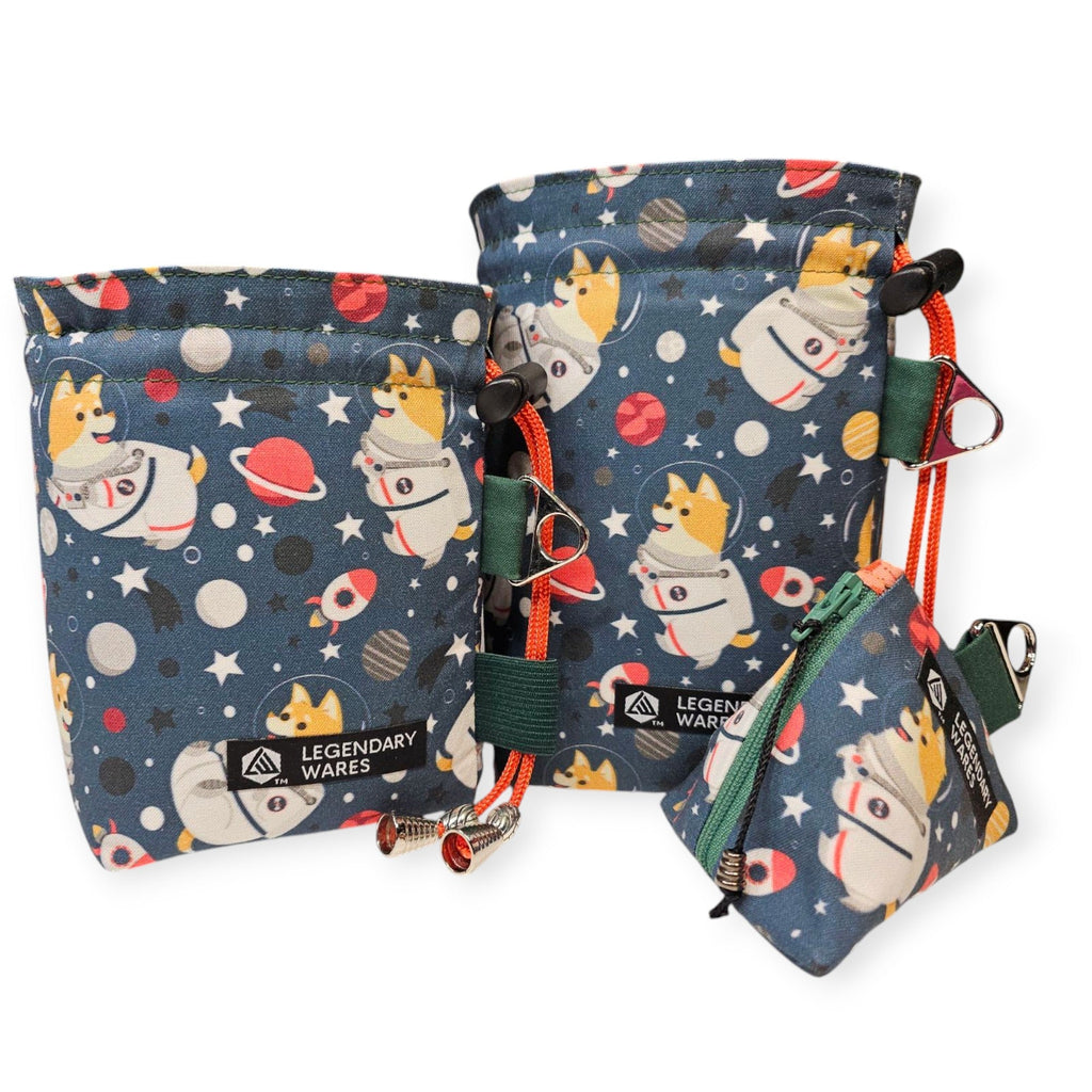 Corginaut Dice Bags