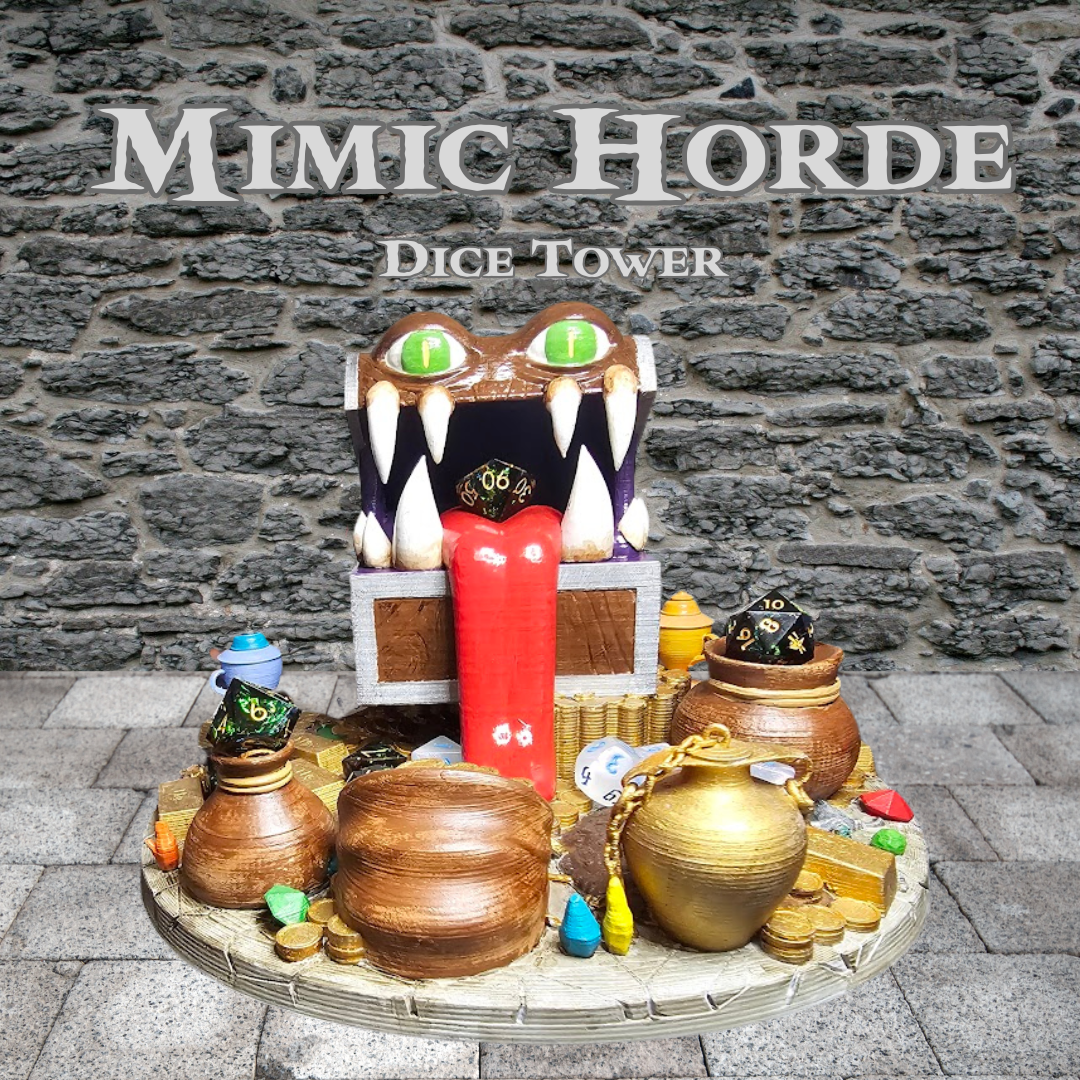 Mimic Horde Dice Tower