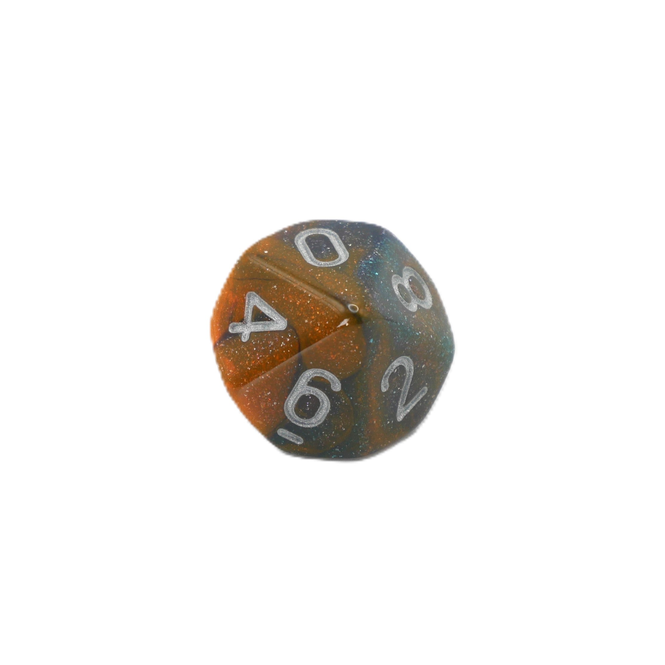 Mysterious Ink - 7 Piece DnD Dice Set | Acrylic RPG Gaming Dice