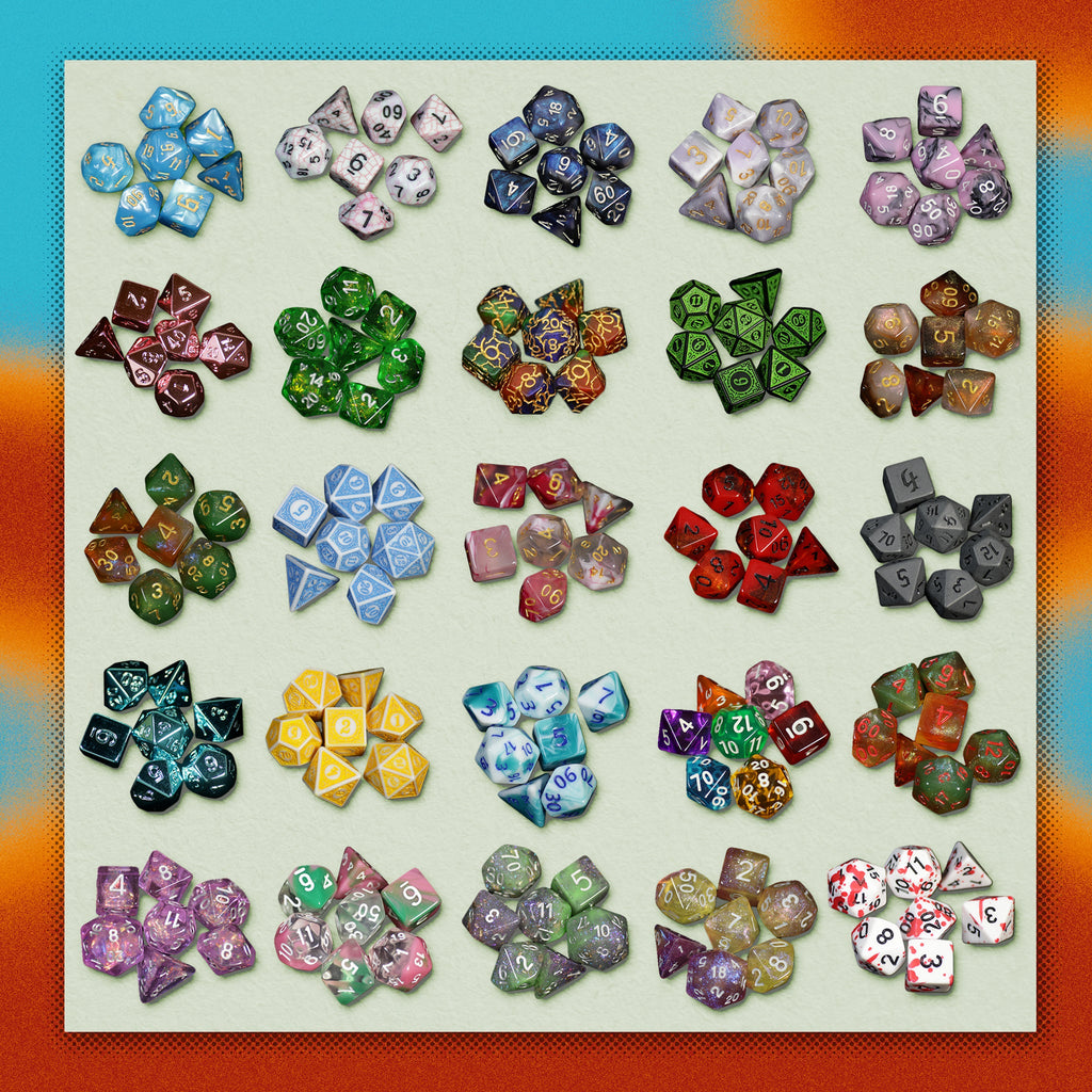 Mystery Dice Set – Handpacked in Portland, 100's of different dice!
