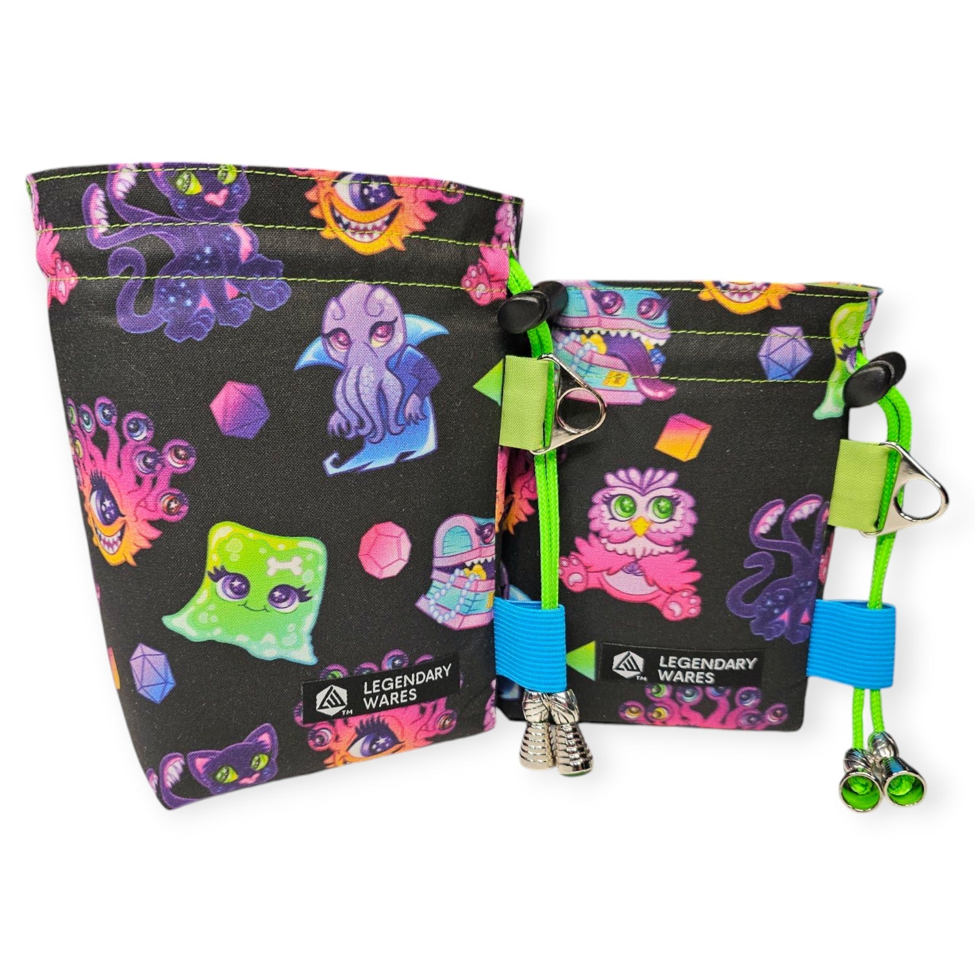 Kawaii Cuties Neon Dice Bags