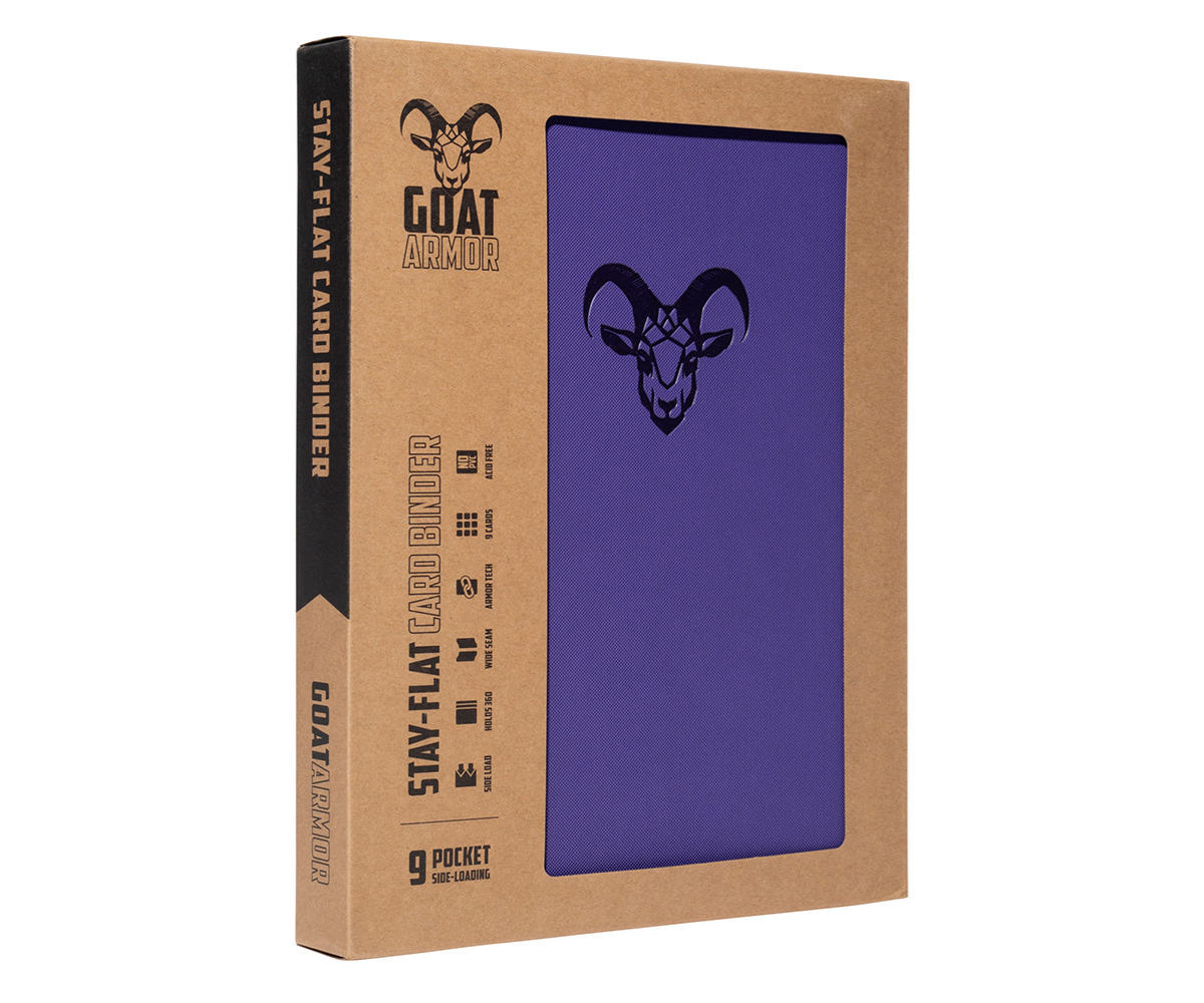 Stay Flat" Card Binder  Wolf Den Gaming