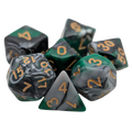 Mint Shake - 7 Piece DnD Dice Set | Acrylic RPG Gaming Dice