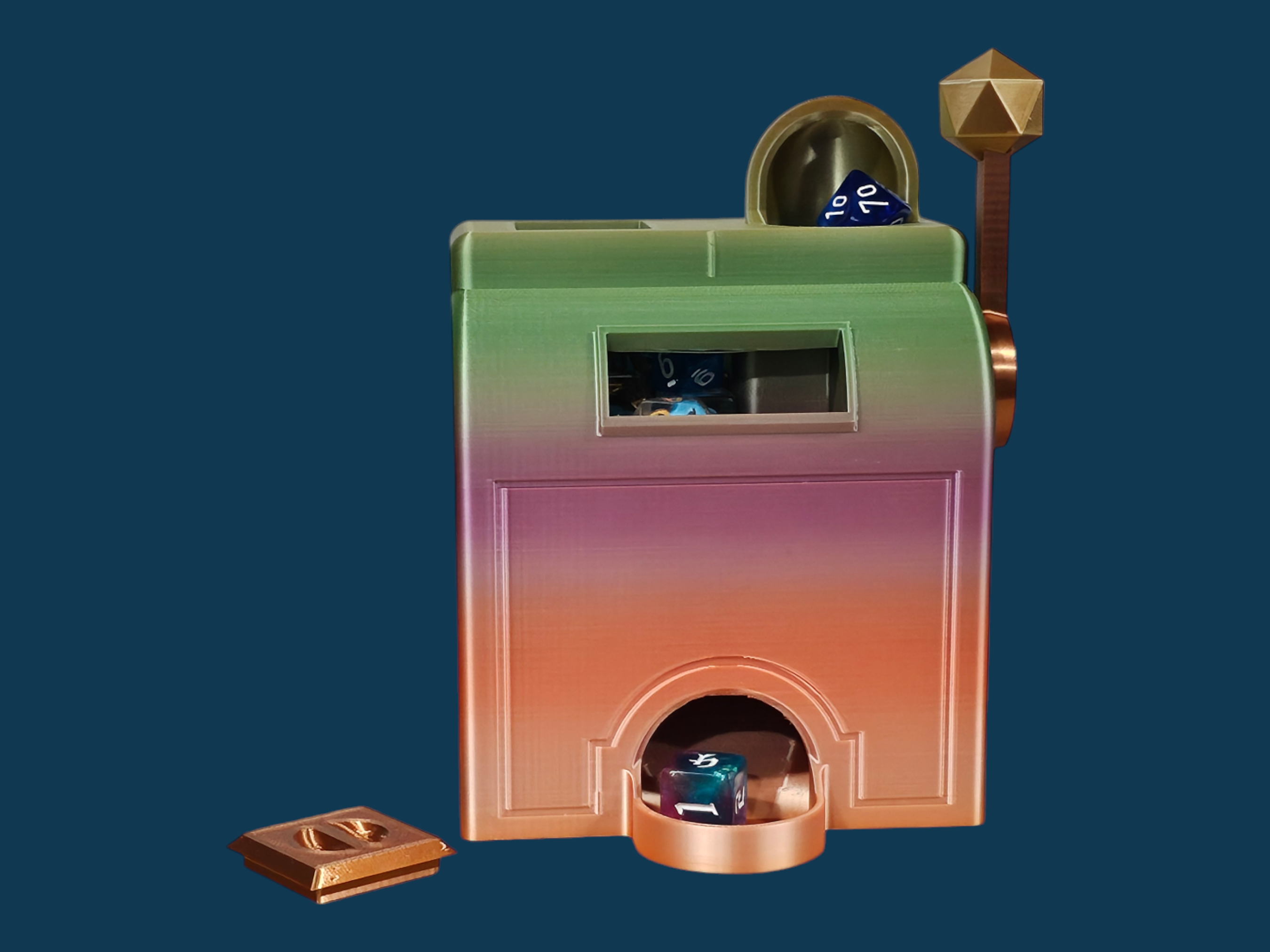 Slot Machine Dice Tower