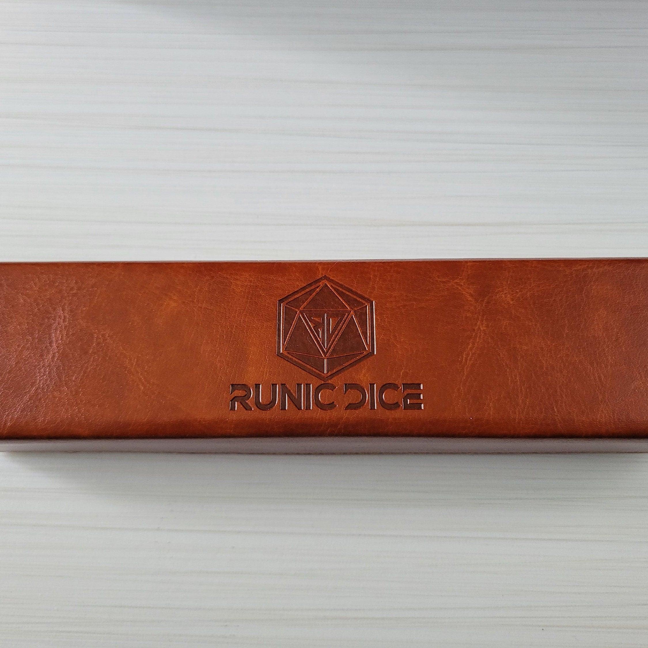 Purple And Gold Handmade Resin DND Dice Set