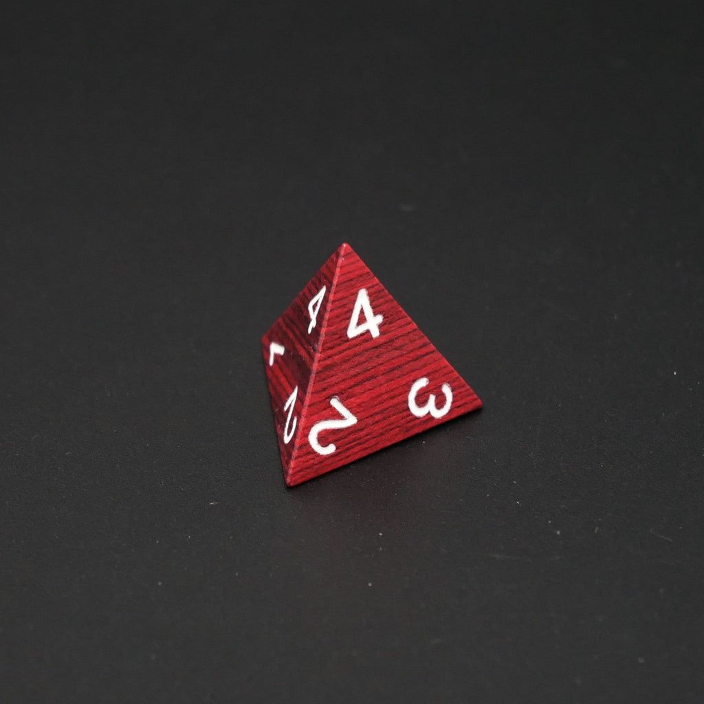 Redwood Forest - 7 Piece DnD Dice Set | Wood RPG Gaming Dice