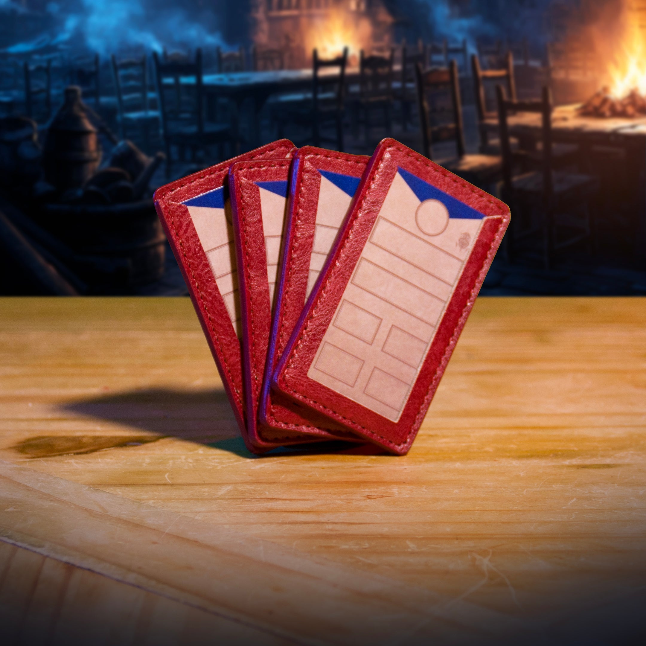 Initiative Trackers (Pack of 4) - Magnetic Turn Order Cards for D&D 5e and TTRPG Combat Management