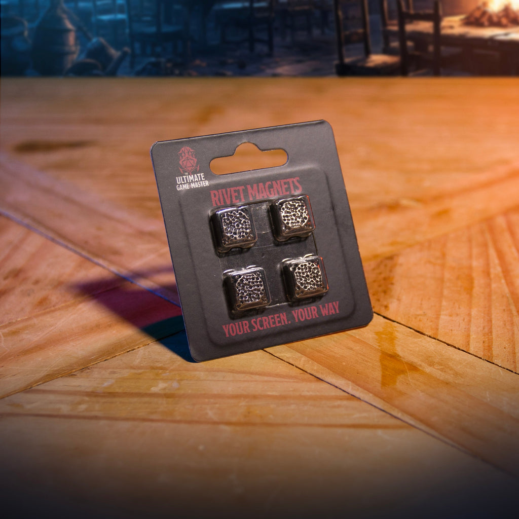 Rivet Magnets - Strong Neodymium Hardware for Game Master Screen Accessories