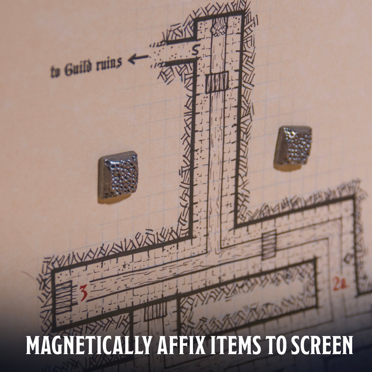 Magnetite Rivet Rivet Magnets - Strong Neodymium Hardware for Game Master Screen Acces ...