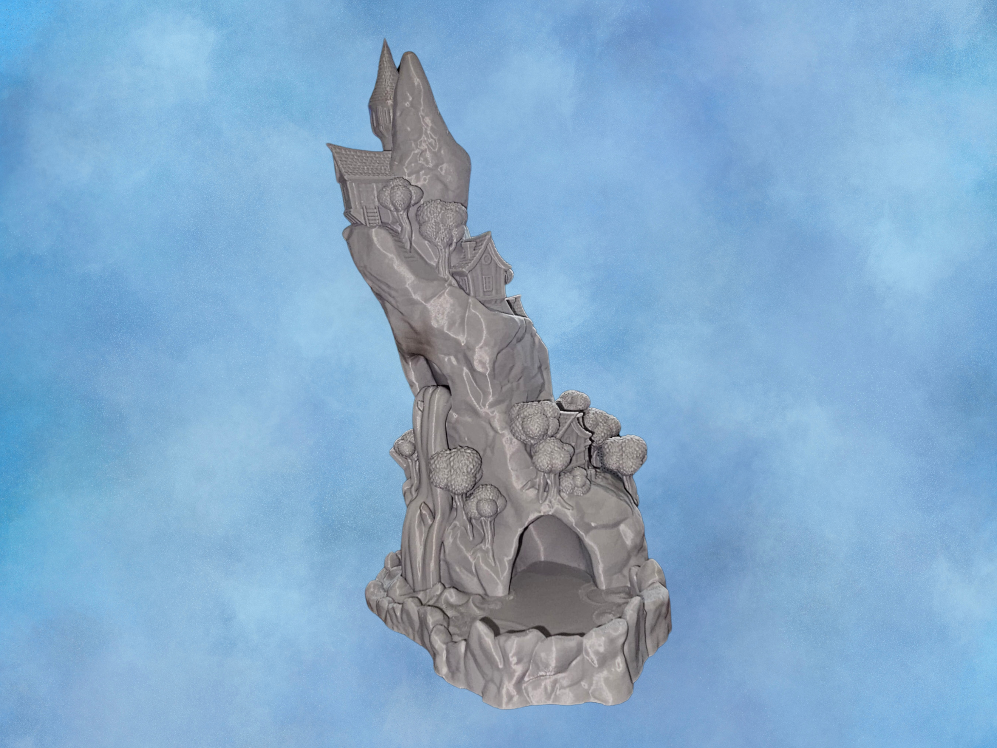 Mountain Village Dice Tower