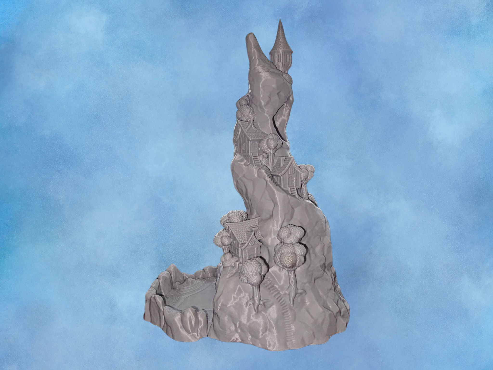 Mountain Village Dice Tower