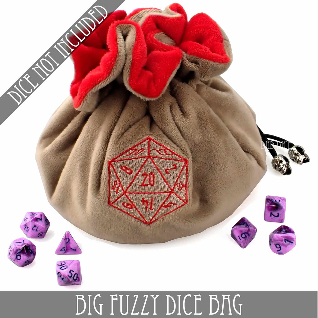 Big Fuzzy Dice Bag (6 Colors)