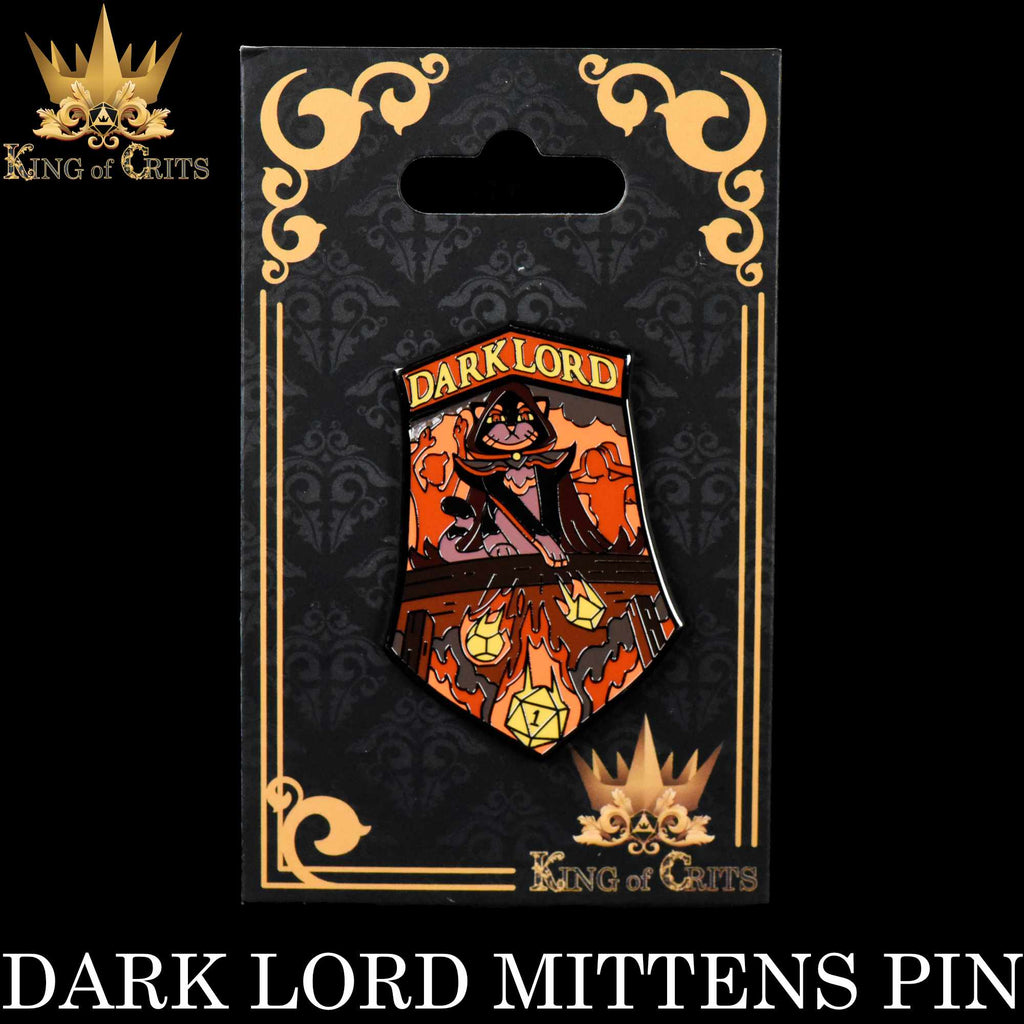 Dark Lord Mittens Enamel Pin