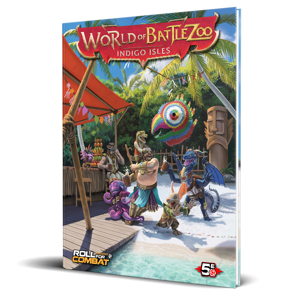 World of Battlezoo: Indigo Isles Hardcover & PDF