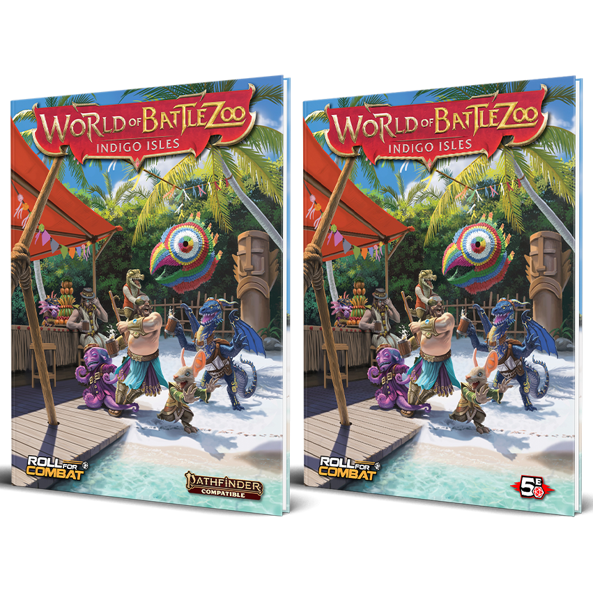 World of Battlezoo: Indigo Isles Hardcover & PDF