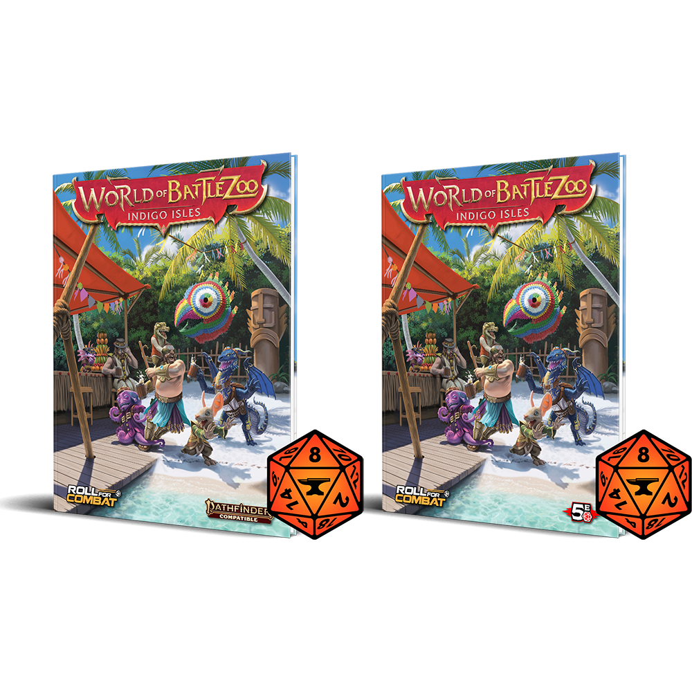 World of Battlezoo: Indigo Isles Hardcover & PDF
