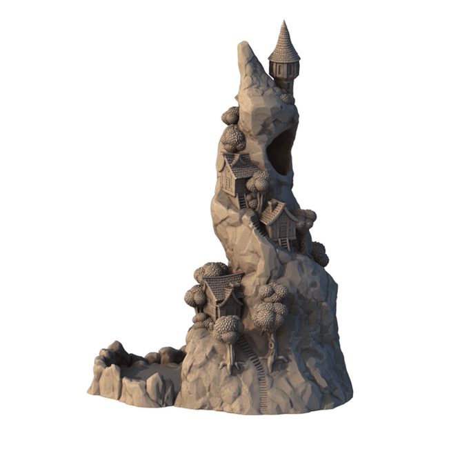 Mountain Village Dice Tower