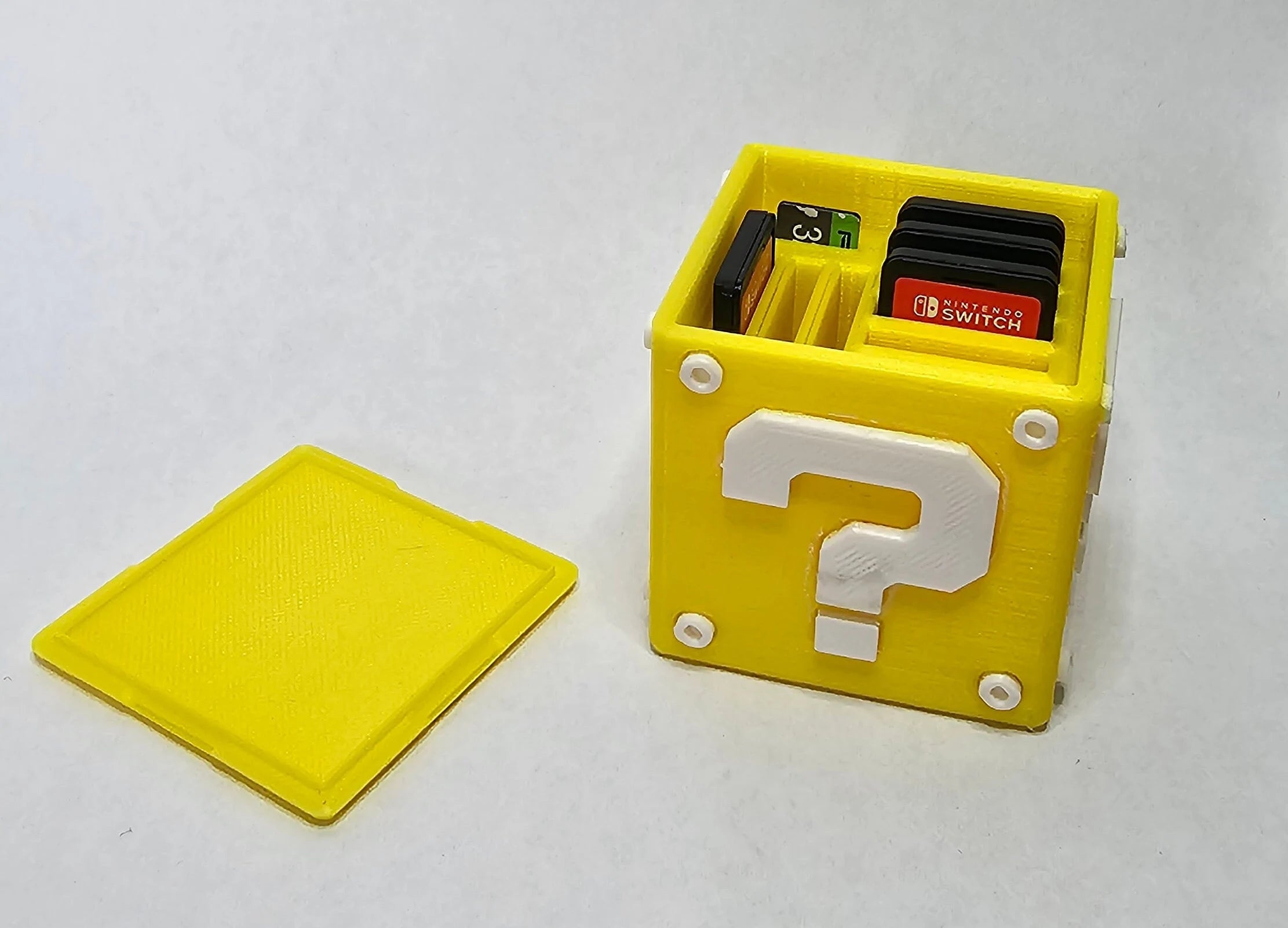 Mario Question Box Switch Game Holder